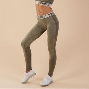 Gymshark Flex Low Rise Leggings•Olive Green Marl